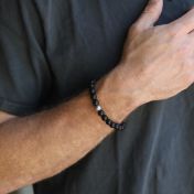 Be Strong Black Onyx Men Bracelet