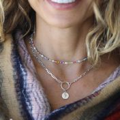 Be Strong - Sterling Silver Bold Link Necklace