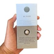 Men's BE PURE - Black Cord with Sterling Silver Pendant