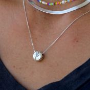 Be Strong - Sterling Silver Pendant Box Chain Necklace