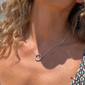 BE STRONG - Ensō Sterling Silver Necklace