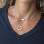BE STRONG - Ensō Sterling Silver Necklace
