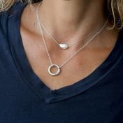 BE STRONG - Ensō Sterling Silver Necklace