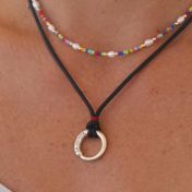 Be Strong - Ensō Sterling Silver Pendant