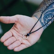Men's JUST BE - Ensō Sterling Silver Pendant