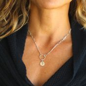 Be Strong - Sterling Silver Bold Link Necklace