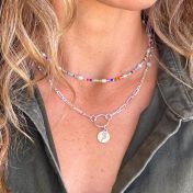 Be Strong - Sterling Silver Bold Link Necklace