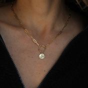 Be Strong - 18K Gold Plated Bold Link Necklace