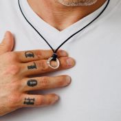 Men's JUST BE - Ensō Sterling Silver Pendant