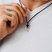 Men's JUST BE - Ensō Sterling Silver Pendant