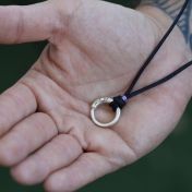 Men's JUST BE - Ensō Sterling Silver Pendant