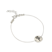 Be strong bracelet in sterling silver