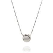 BE CREATIVE - Sterling Silver Pendant Ball Chain Necklace
