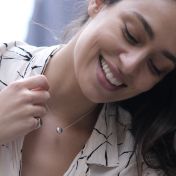 Be Free  - Sterling Silver Pendant Ball Chain Necklace