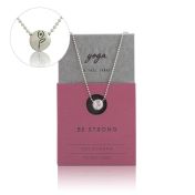 Be Strong - Sterling Silver Pendant Ball Chain Necklace