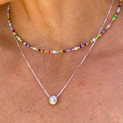 Be Brave - Sterling Silver Pendant Box Chain Necklace