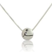 Be Love - Sterling Silver Pendant Box Chain Necklace