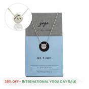 Be Pure - Sterling Silver Pendant Box Chain Necklace