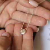 Be Strong - Sterling Silver Pendant Box Chain Necklace