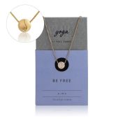 BE FREE - 14K Gold Vermeil Pendant Necklace