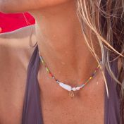 BE PURE - 14K Gold vermeil pendant with baroque pearl necklace