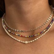 Dainty Spark Silver Necklace