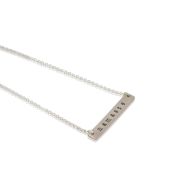 Namaste sterling silver necklace