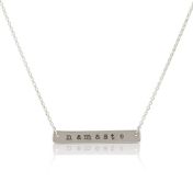 Namaste sterling silver necklace