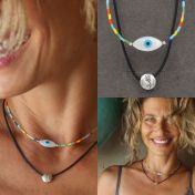 Third Eye Colorful Necklace