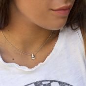 Tiny Buddha Sterling Silver Necklace