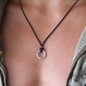 Men's JUST BE - Ensō Sterling Silver Pendant