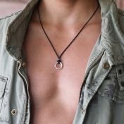 Men's JUST BE - Ensō Sterling Silver Pendant