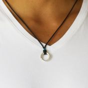 Men's BE PURE - Ensō Sterling Silver Pendant