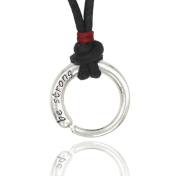 Be Strong - Ensō Sterling Silver Pendant