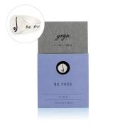 Forearm stand pose Ring (sterling silver) - BE FREE - Third eye chakra