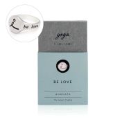 Upward facing dog pose Ring (Sterling Silver) - be love - Heart Chakra